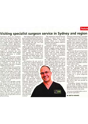 Visiting Surgeon Feature Story